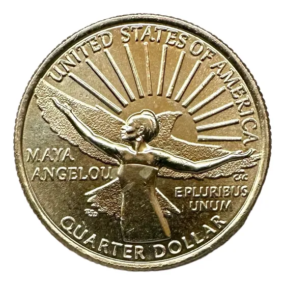 Estados Unidos - 25 Cents - Año 2022 P - Maya Angelou
