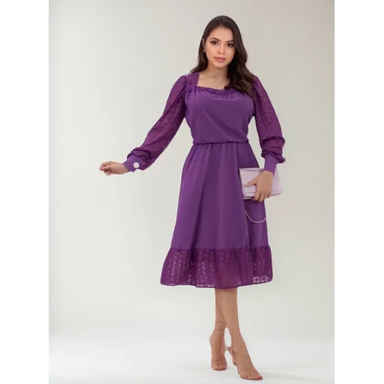 Vestido Plus Size Luxo Rodado Com Forro Moda Cristã Inverno