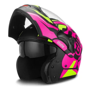 Capacete EscamoteĂĄvel Captiva Stronger Faster Fosco Etceter Cor Rosa-amarelo Tamanho Do Capacete 62 Capacete EscamoteĂĄvel Captiva Stronger Faster Fosco Etceter Cor Rosa-amarelo Tamanho Do Capacete 62