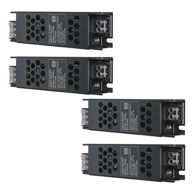 Fuente De Poder 60w 12v Protección Corto Circuito Paquete 4
