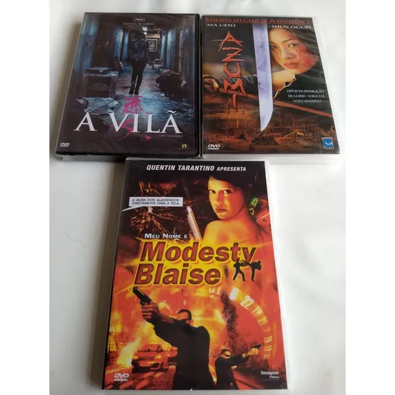 Dvd A Vilã + Azumi + Modesty Blase