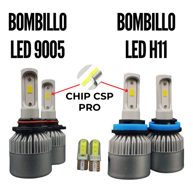 Bombillo Luces Led 9005 Y H11 Toyota Four Runner 2007-2011