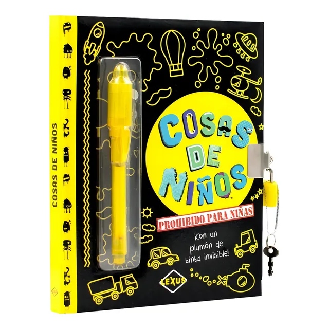 Diario De Niños Con Bolígrafo Mágico - Infantil