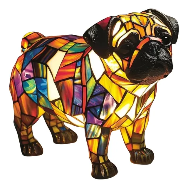Jd Adornos De Resina For Perros, Luz Nocturna Led