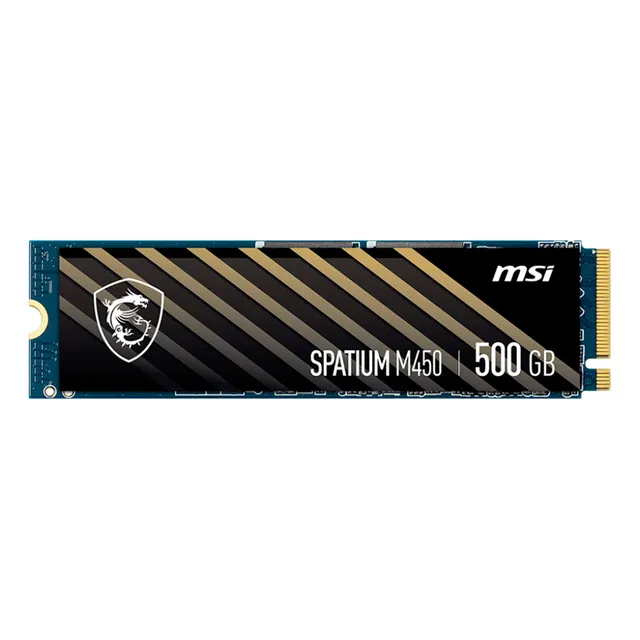 Disco Solido Ssd Msi Spatium M450 500gb Pcie 4.0 Nvme M.2 Color Negro