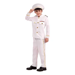 Disfraz De Capitan Naval, De Forum Novelties, M, Blanco Disfraz De Capitan Naval, De Forum Novelties, M, Blanco