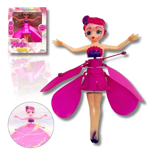 Fada Madrinha Que Voa Brinquedo Boneca Voadora Mini Drone
