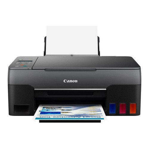 Impresora a color multifunción Canon Pixma G3160 con wifi negra 110V/220V