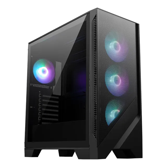 Case Msi Mag Forge 320r Airflow - Gamer, Atx/micro-atx/mini- Color Negro