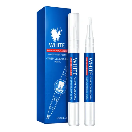 Caneta Para Clareamento Dental Removedor De Manchas Rotativa