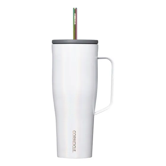 Vaso Térmico Corkcicle Cold Cup Xl 890 Ml Color Blanco Sparkle