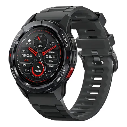 Reloj Inteligente Mibro Watch Gs Active 47mm 1,3'' Negro Diseño De La Malla Lisa