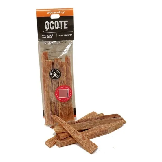 Ocote, Iniciador De Fuego 50 Gramos, 10 Pack