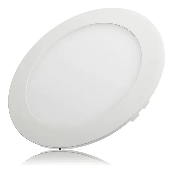 Kit 10 Luminaria Plafon Spot Led Embutir Slim Lampada 18w Cor Branco Frio