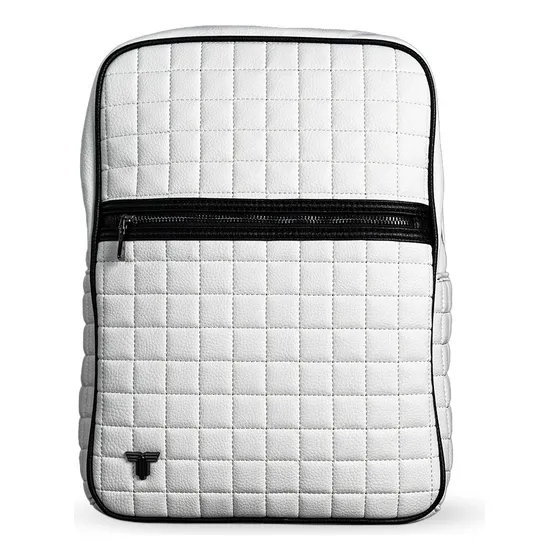 Mochila Unisex Cuadrille Tiffosi 2.0 Eco Cuero Blanco