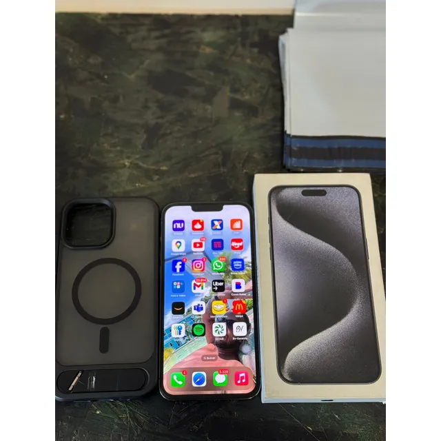 Iphone 13 Pro Max 128 Gb Grafite - Excelente Usado Tudo Ok Cinza-escuro
