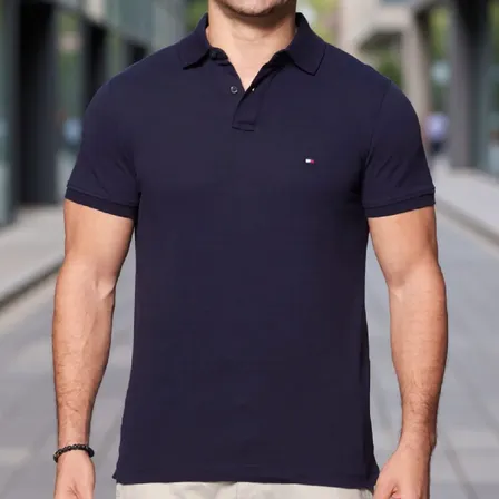 Camisa Polo Tommy Hilfiger Masculino 1985 Regular Desert Sky N/a G Lisa
