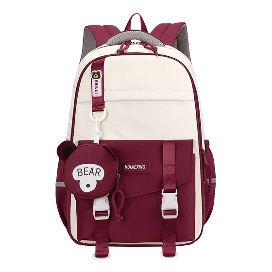 Hermoso Bolso Bear Morral Escolar Juvenil De Gran Capacidad