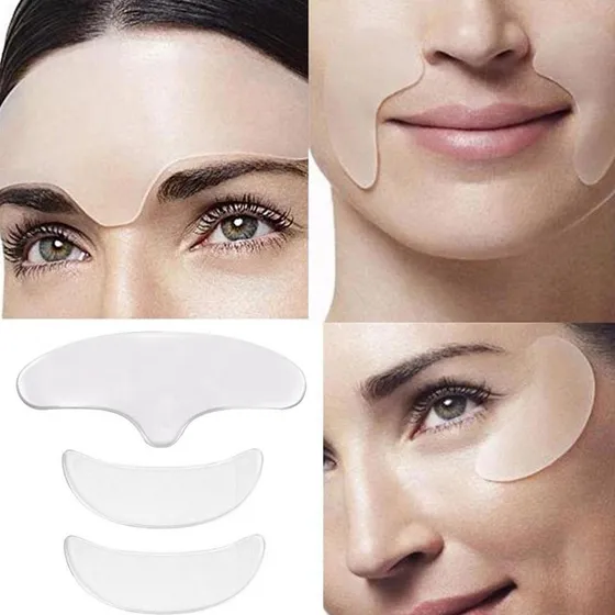 Parche Silicona Reutilizable Arrugas Frente Ojos Nasolabial