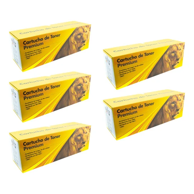 5 Pza Toner Tigre 604h Compatible Con Mx611