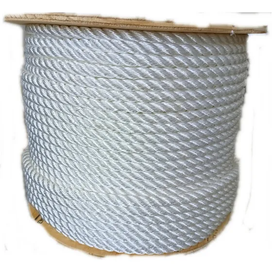 Cuerda Seda Blanca Marina Torcida 13mm Maxicuerdas 20 Kilos Blanco