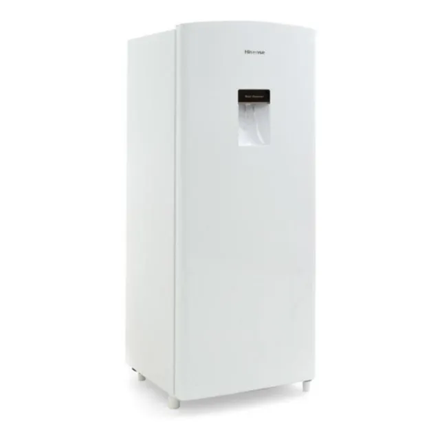 Refrigerador Hisense RR63D6WGX color blanco con capacidad de 173L 127V