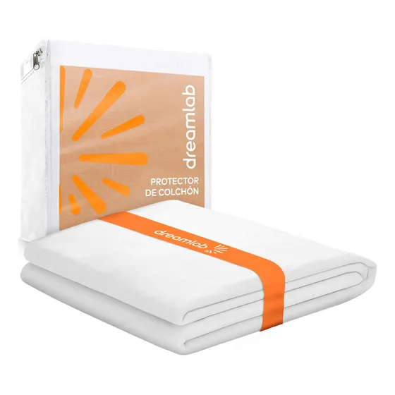 Protector De Colchón Dreamlab 100% Impermeable [matrimonial