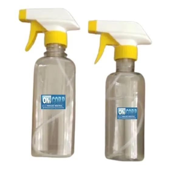 Atomizador De Cristal 200ml Amarillo/blanco Omplastic 