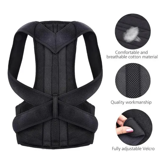 Corrector De Postura Faja Ajustable Completo Con Imanes 