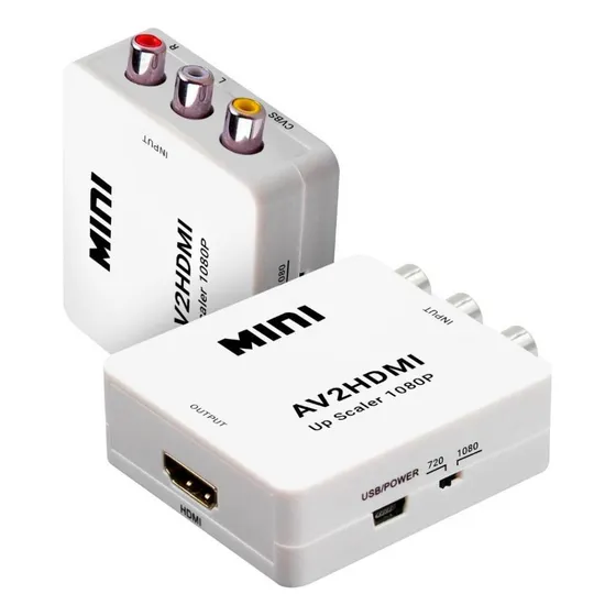 Adaptador Conversor Convertidor Rca A Hdmi Av Audio Video ®