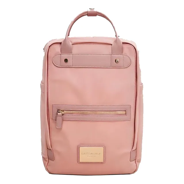 Mochila Gaston Luga Lillen Rosado Color Rosa Diseño de la tela Liso