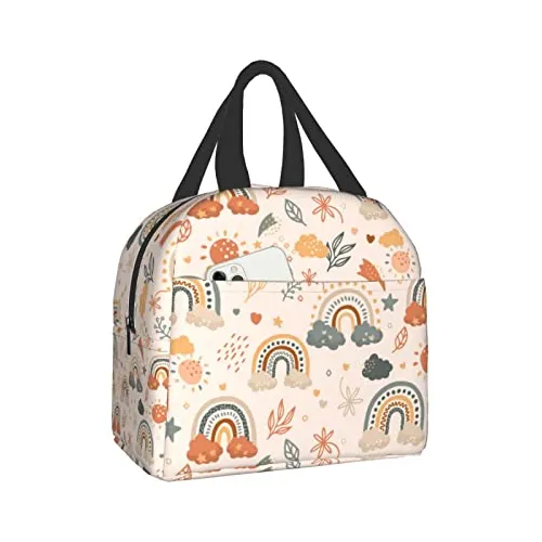Ucsaxue Estetico Boho Bolsa De Almuerzo Arco Iris Cznlc