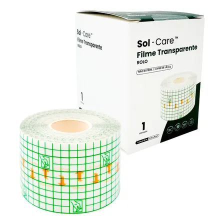 Curativo Filme Transparente Em Rolo 5cm X 10m Sol-care