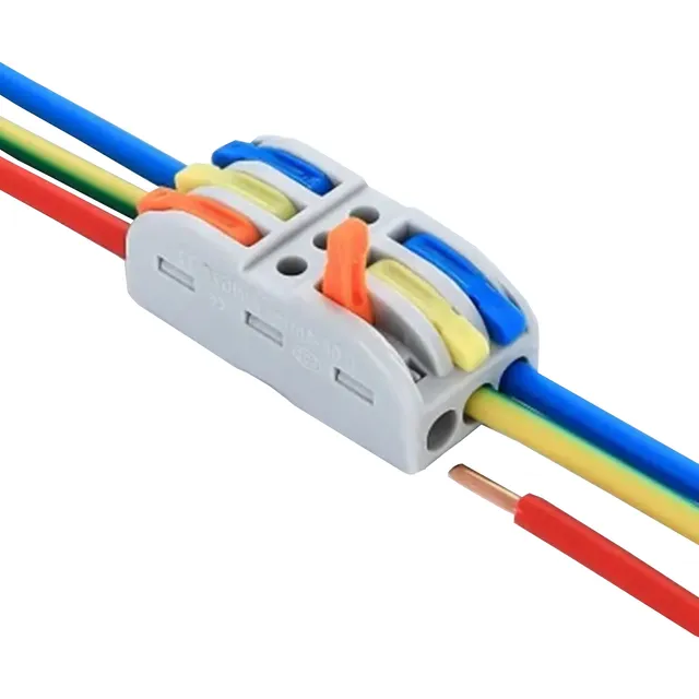 Conector De Cable Eléctrico, 3-3 Pines 50pz