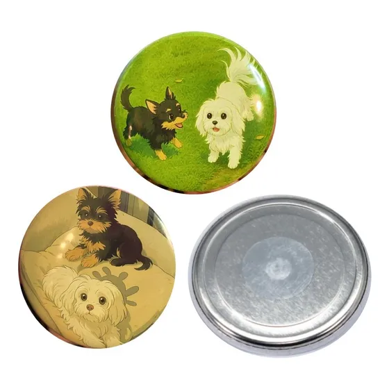 Chapita Imán 5,6cm. Personalizado 6 Unidades