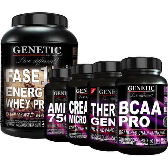 Super Crecimiento Masa Muscular Definida Proteina F1 Genetic