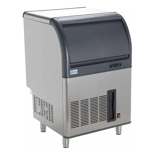 Fabrica Maquina De Hielo En Acero Inoxidable 60kg Kuma
