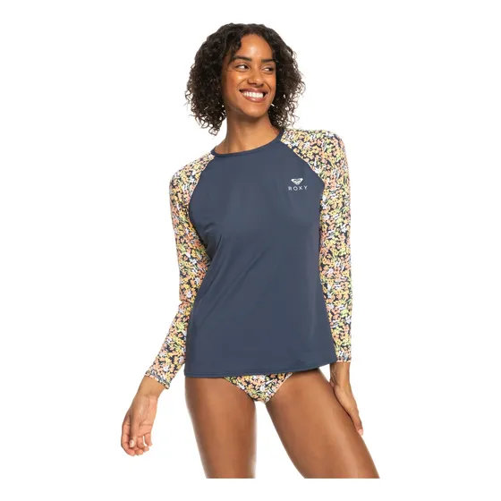 Rashguard Roxy Mujer Negro Fash Zip Ls Swim Erjwr03372kvj6