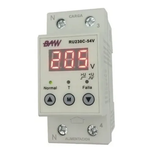Protector Tension Monofasico Baw 32amp Alta Baja Digital