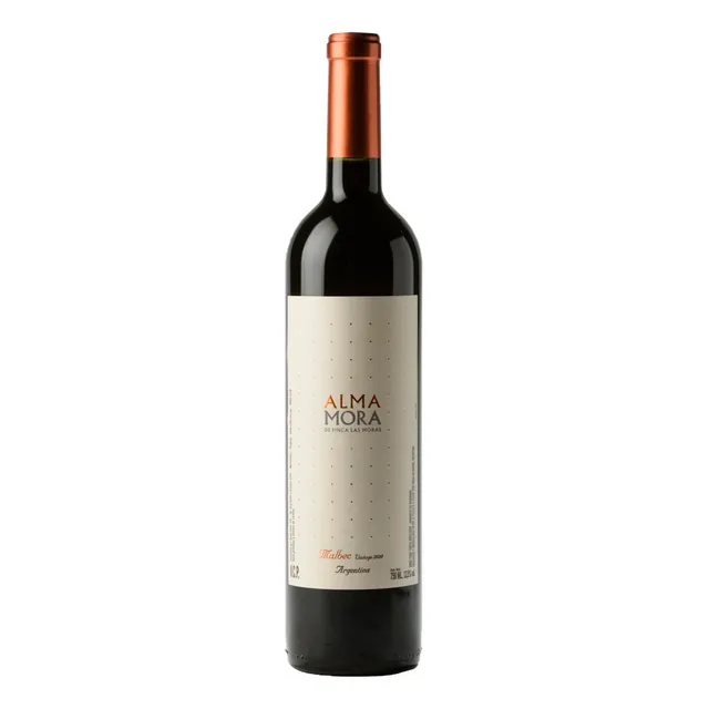 Botella De Vino Alma Mora Malbec 750ml Universo Binario