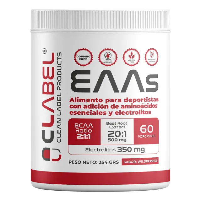 Aminoácios Esenciales Eaas + Beet Root + Electrolitos 60serv