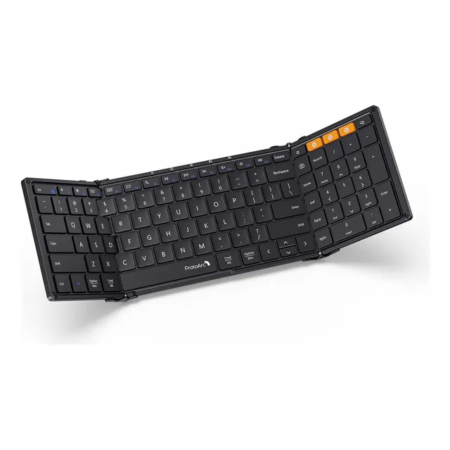 Teclado Bluetooth Plegable De Protoarc, Teclado Portátil Ina