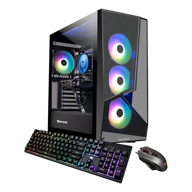 iBuyPower Ryzen 5 5500 Desktop 500GB SSD Windows 11