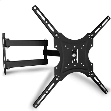 Suporte Universal Fixo Articulado Compatível Com Tv Monitor 14 Até 55 Polegadas 50kg Yara Eletrônicos Preto Preto