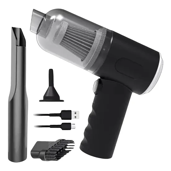 Aspiradora De Mano Portatil Recargable Usb Casa Auto Mascota