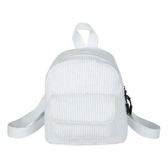 Bolso Mini Morral De Pana Mujer Niña