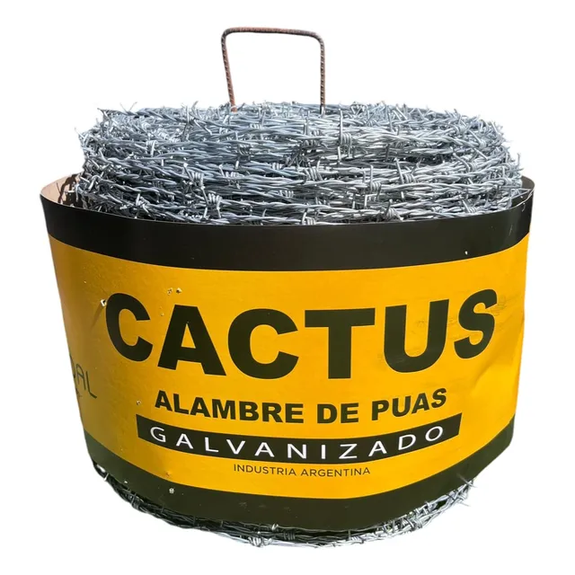 Alambre De Puas Galvanizado Rollo X 100 Mts