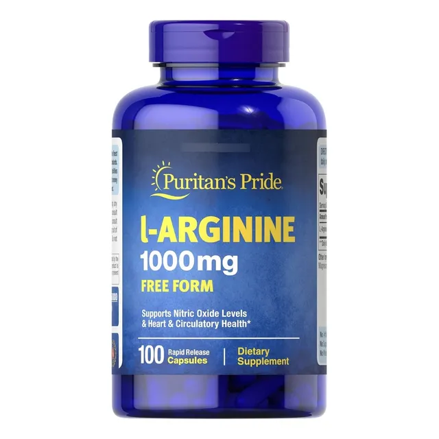 L-arginina 1000mg 100 Capsulas - Unidad a $912