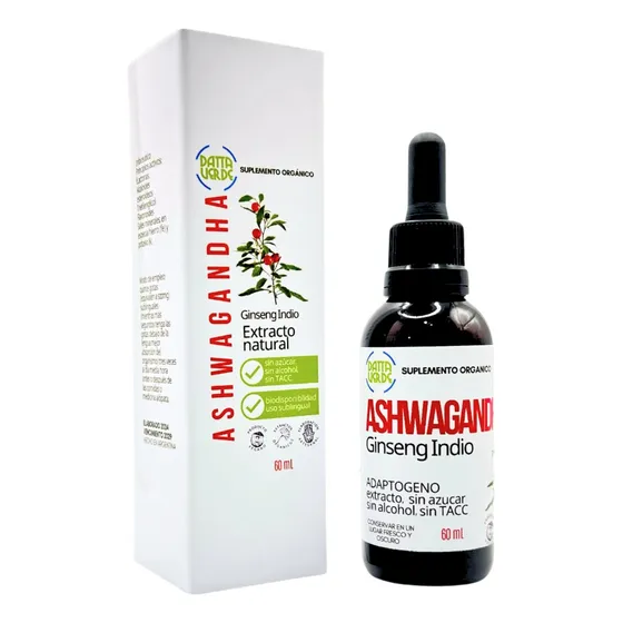 Suplemento En Gotas Datta Verde Ashwagandha Sabor Ashwagandha X 60g