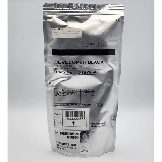 Revelador Ricoh Mp2554 3054 3554 4054 4055 5055 6055 315gr